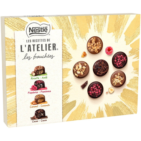 Assortiment de Chocolats Noir et Lait les Bouchées LES RECETTES DE L'ATELIER
