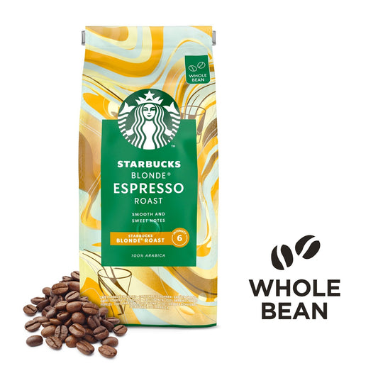 Café en Grains Blonde Espresso Roast 100% Arabica Intensité 6 STARBUCKS 450g