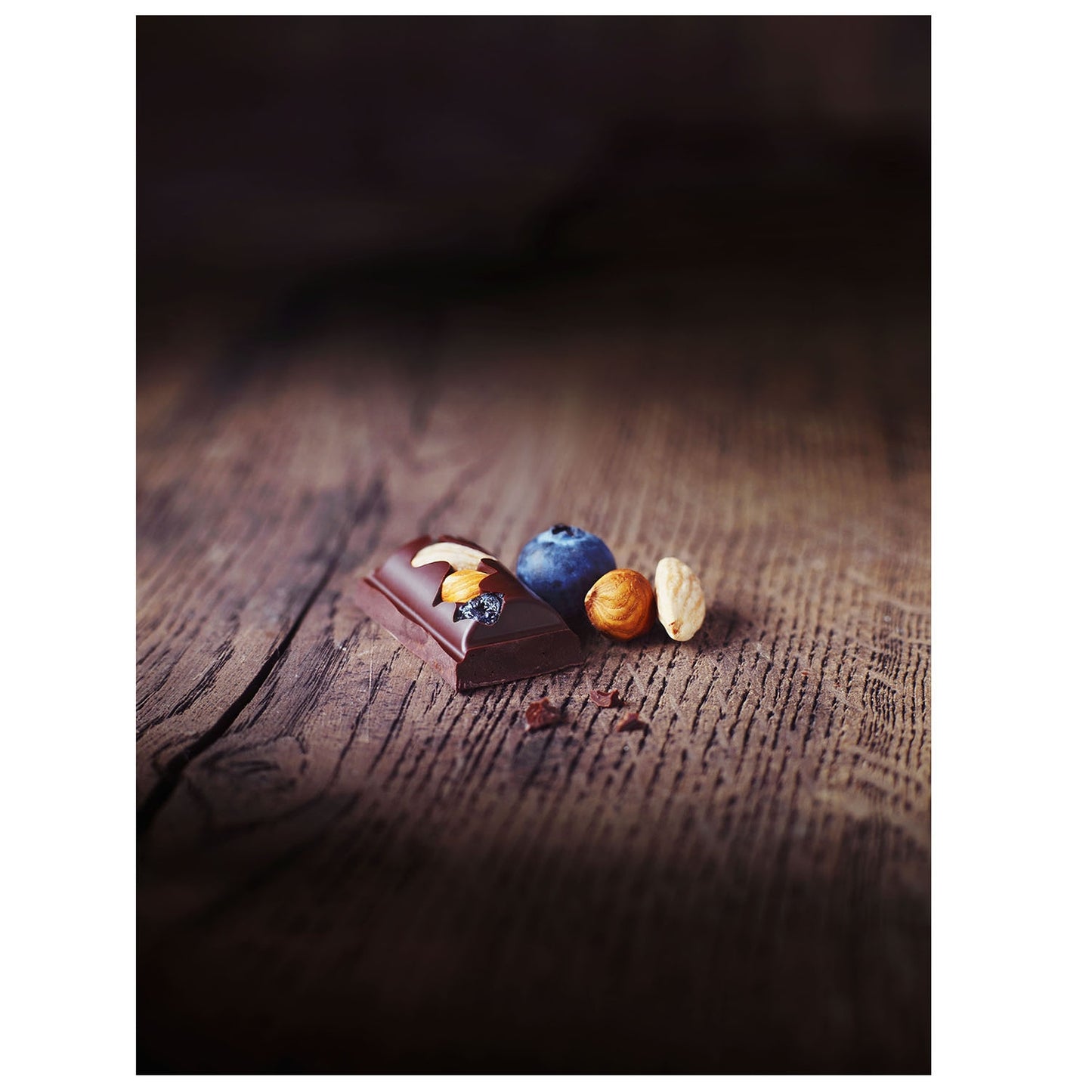 Dark Chocolate Bar Les Recettes de l'Atelier Blueberries Almonds Hazelnuts NESTLE