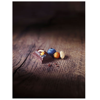 Dark Chocolate Bar Les Recettes de l'Atelier Blueberries Almonds Hazelnuts NESTLE
