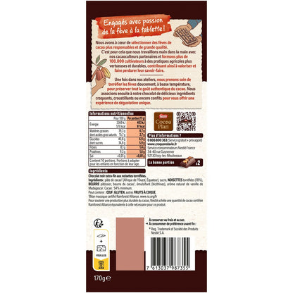 NESTLE Whole Roasted Hazelnut Chocolate Bar WORKSHOP RECIPES