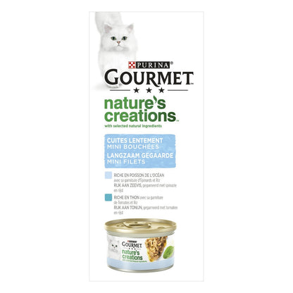 Pâtée pour Chat Adulte en Sauce Poisson Thon Nature's Creations GOURMET