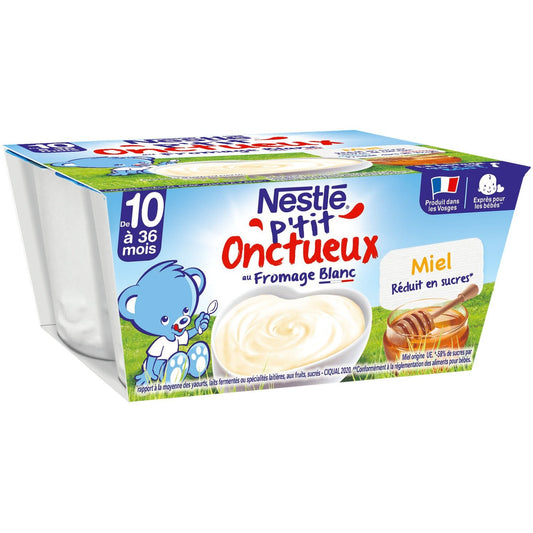 Dessert Bébé Fromage Blanc & Miel P'TIT ONCTUEUX NESTLE