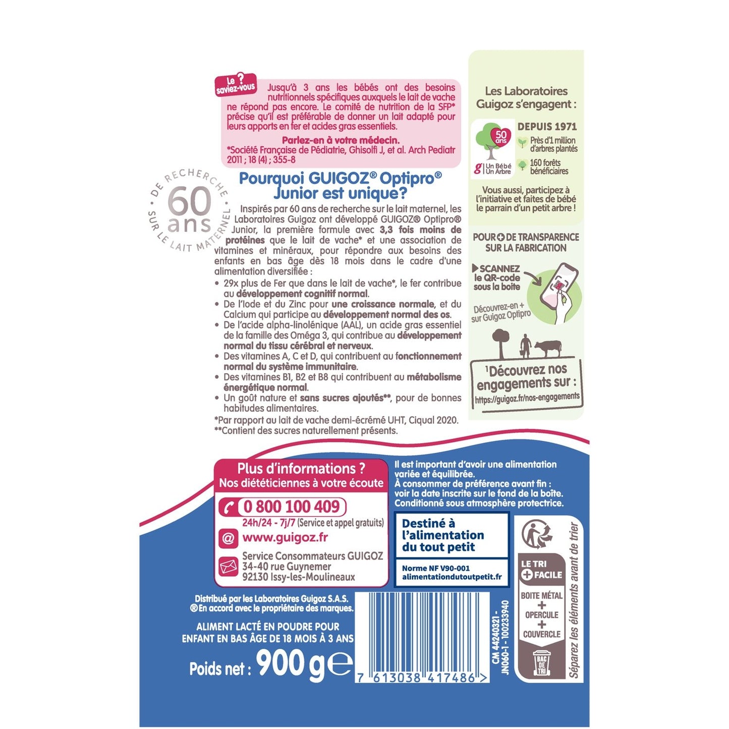 Optipro GUIGOZ Liquid Baby Milk 4th Age