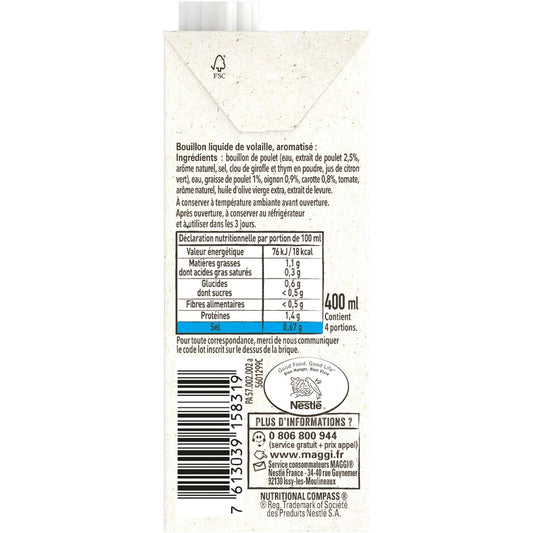 Bouillon Liquide Volaille MAGGI