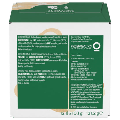 Coffee Capsules Caffe Latte Compatible Dolce Gusto STARBUCKS