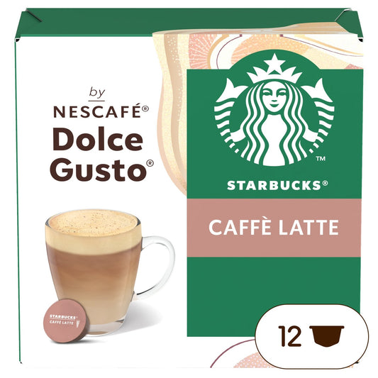 Coffee Capsules Caffe Latte Compatible Dolce Gusto STARBUCKS