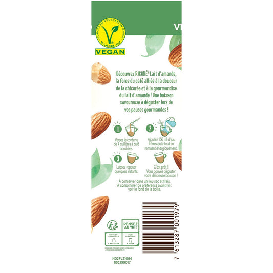 Café Soluble Chicorée Lait d'Amande RICORE