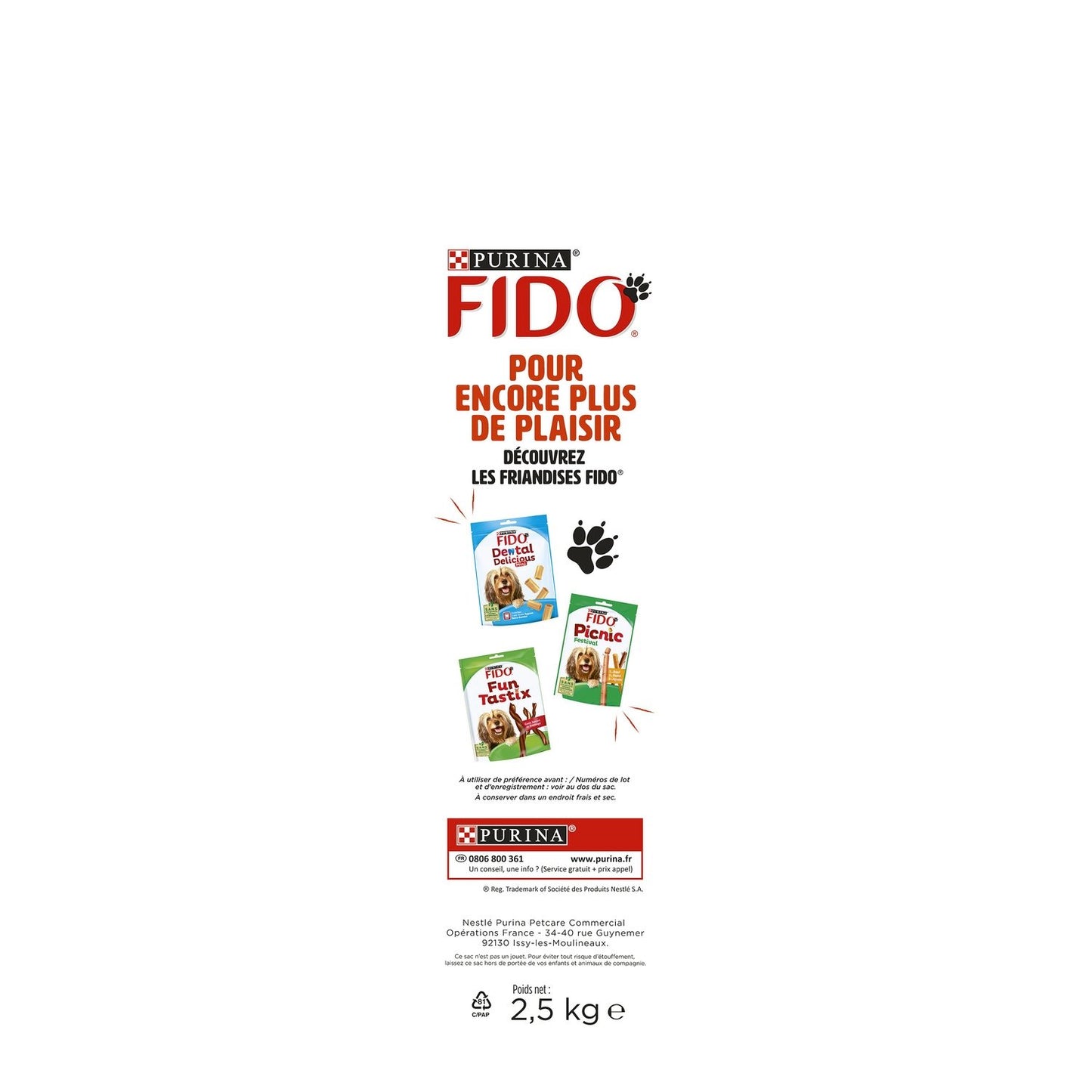 Croquettes pour Chien Sénior Volaille Légumes Croq' Mix FIDO