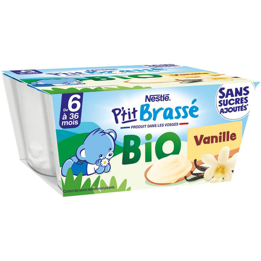 Organic Baby Dessert from 6 Months, Organic Vanilla NESTLE