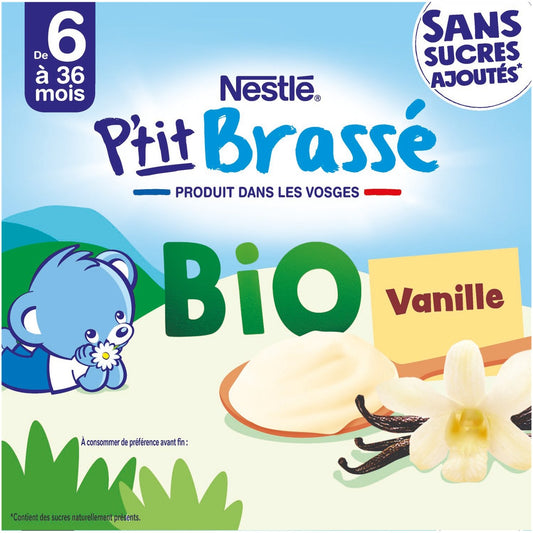 Organic Baby Dessert from 6 Months, Organic Vanilla NESTLE