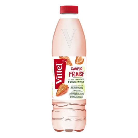 [ANTI-GASPILLAGE] Eau Plate Aromatisée Fraise VITTEL - Date de durabilité minimale : 12/2025