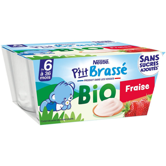 Organic Baby Dessert from 6 Months, Strawberry NESTLE