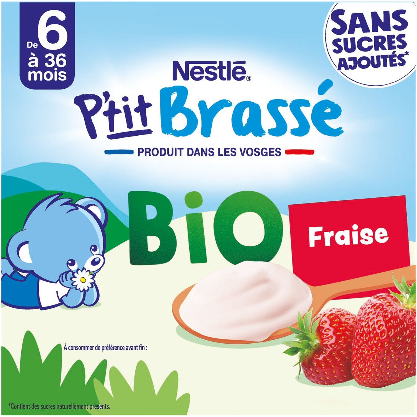 Organic Baby Dessert from 6 Months, Strawberry NESTLE