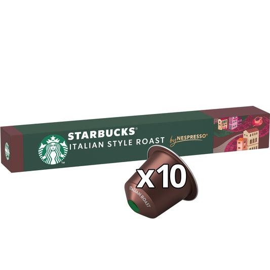 Café Capsules Espresso Italian Style Roast Intensité 11 Compatible Nespresso STARBUCKS 