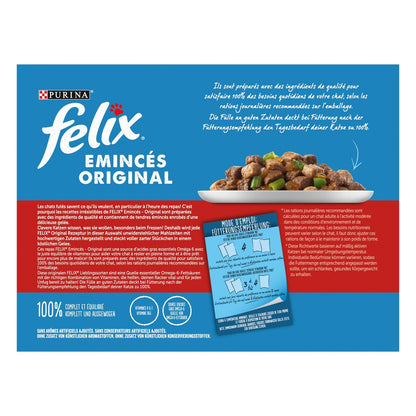 Felix Adult Cat Food with Sliced Poultry and Vegetables in Jelly
