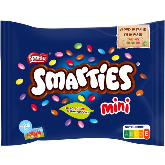 Bonbons Chocolats Lait SMARTIES le sachet de 375g