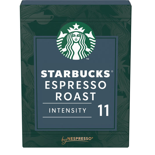 Café Capsules Compatible Nespresso Espresso Roast Intensité 11 By Nespresso STARBUCKS