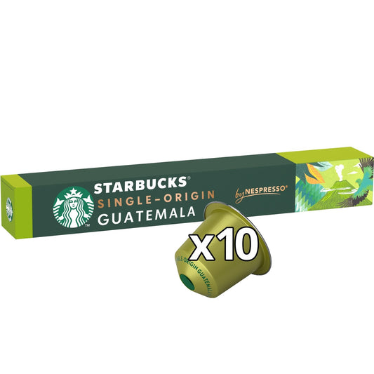Café Capsules Compatible Nespresso Guatemala Intensité 5 By Nespresso STARBUCKS