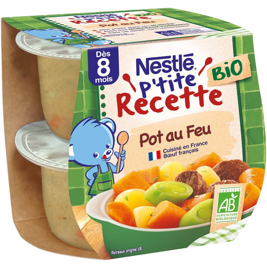 Baby Dish From 8 Months Organic Pot au Feu NESTLE