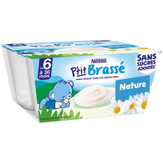 Dessert for Babies from 6 Months, Plain Stirred P'TIT BRASSE