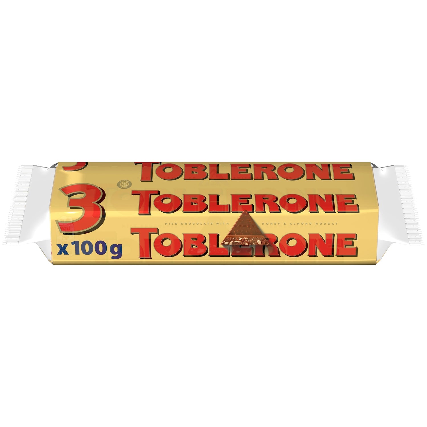 Barres Chocolatées Lait Nougat Amandes TOBLERONE 