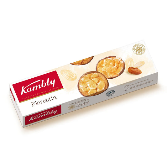 Biscuits Chocolat Lait & Amandes Florentin KAMBLY le paquet de 100 g