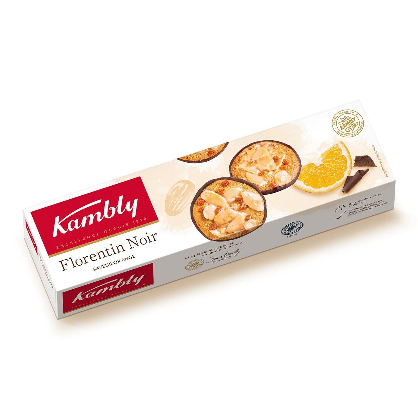 Biscuits Florentins Chocolat et Orange KAMBLY