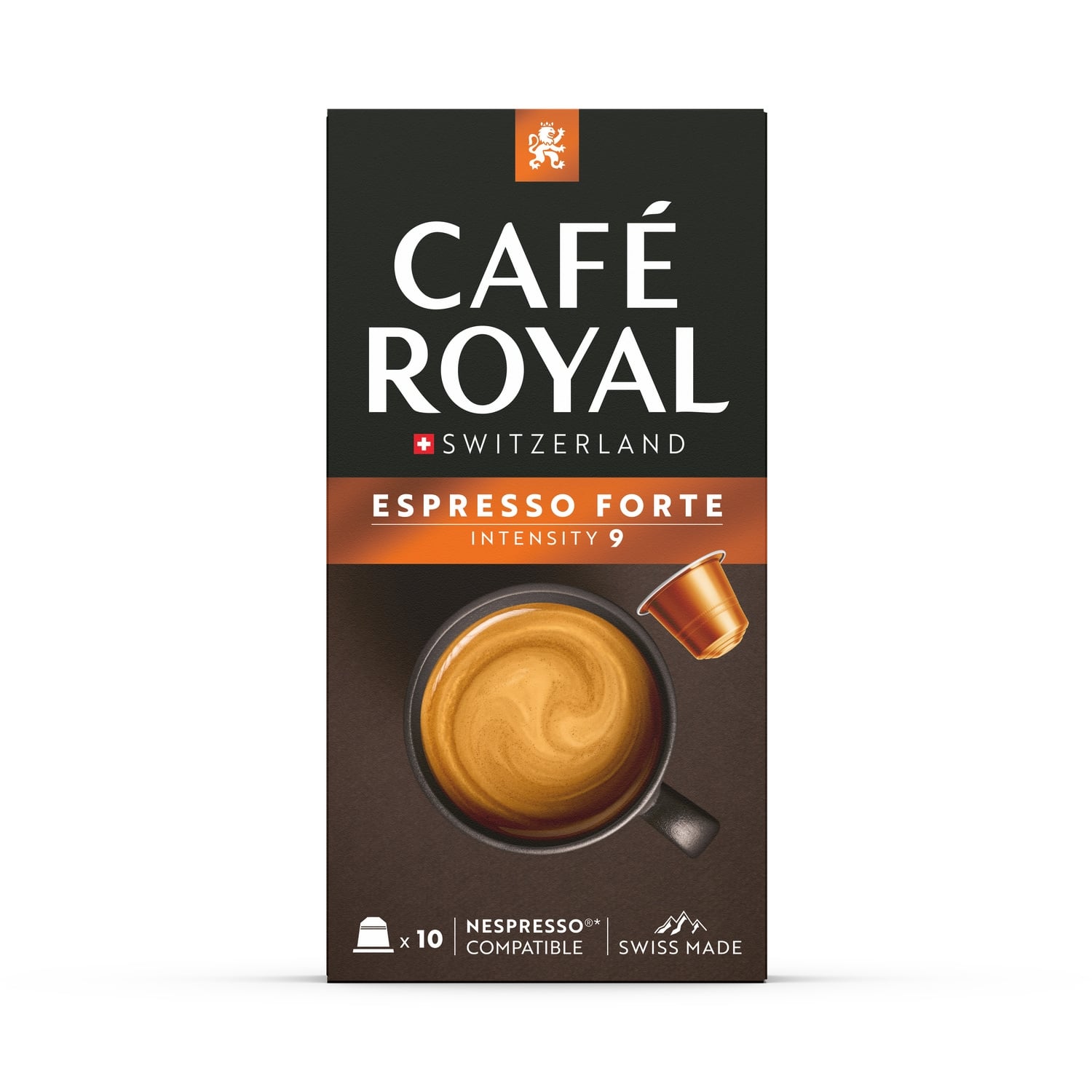 Café en capsules espresso forte compatibles Nespresso CAFE ROYAL 