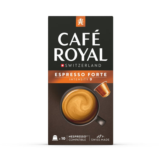 Café en capsules espresso forte compatibles Nespresso CAFE ROYAL 