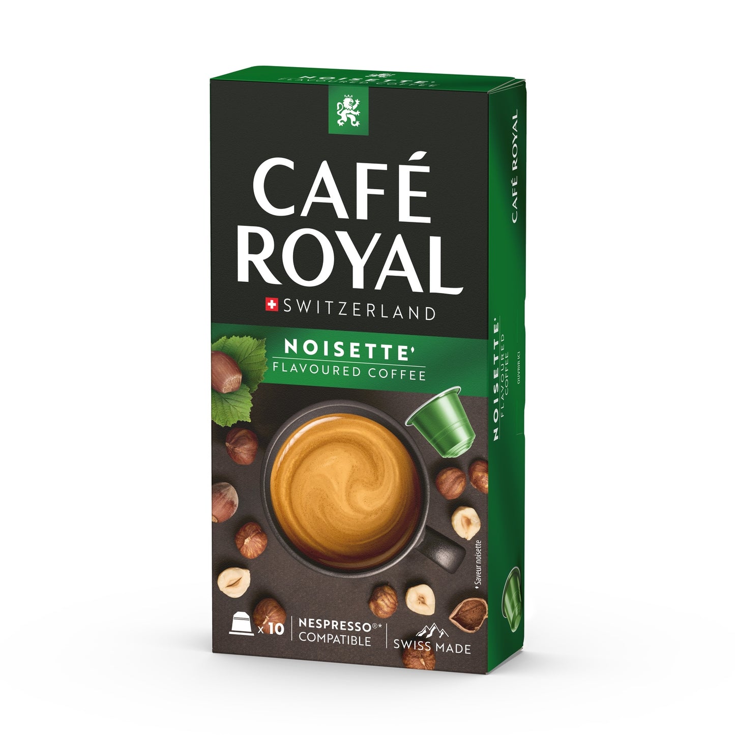 Café Capsules Noisette Intensité 4 Compatible Nespresso CAFE ROYAL