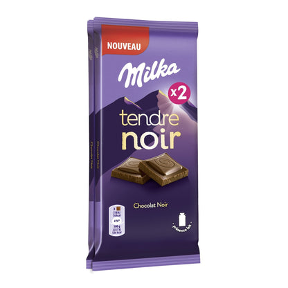 Tablette de Chocolat Tendre Noir MILKA