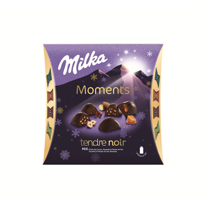 Sortiment dunkler Schokoladenmomente Zart Dunkel MILKA