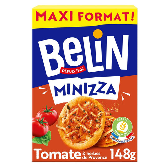 BELIN Minizza Tomato and Herbs of Provence Crackers