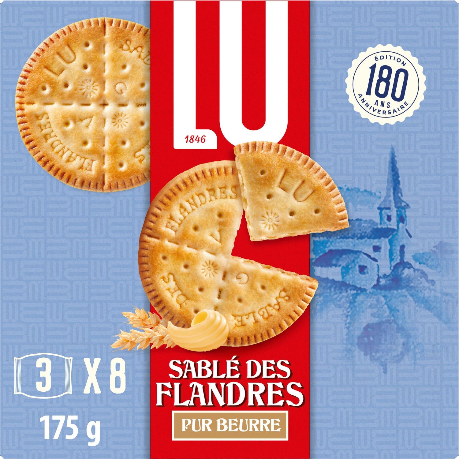 Biscuit Sablé des flandres Pur beurre LU 