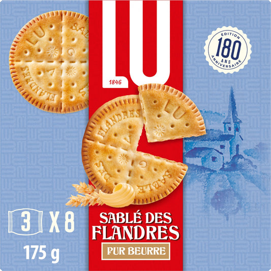 Biscuit Sablé des flandres Pur beurre LU 