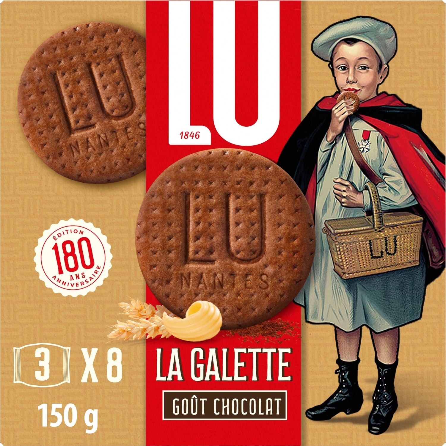 Galette Gout Chocolat LU 