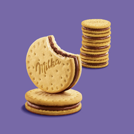 Milk Chocolate Filled Cookies Choco Pause MILKA