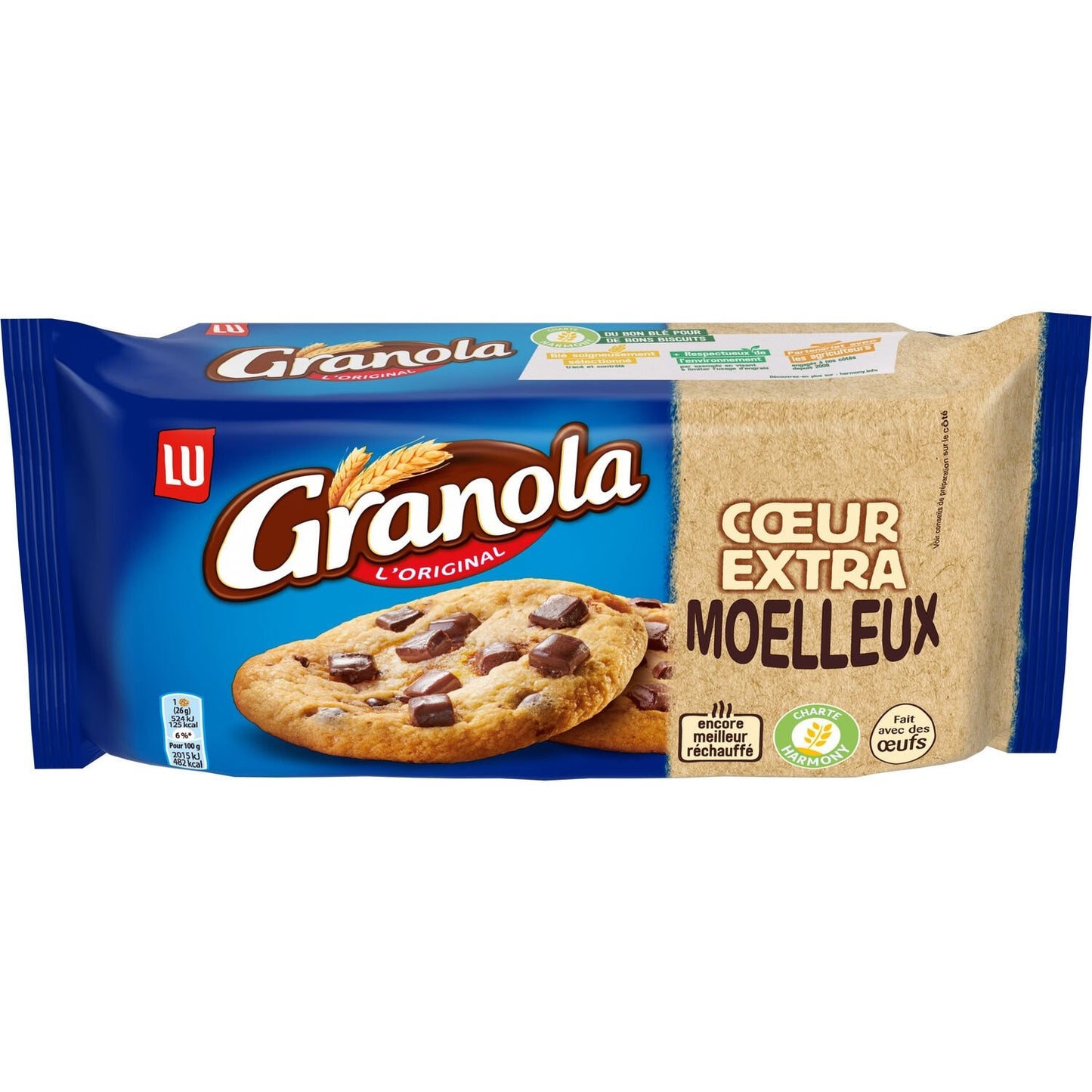 Extra Soft Chocolate Chip Granola Cookies LU