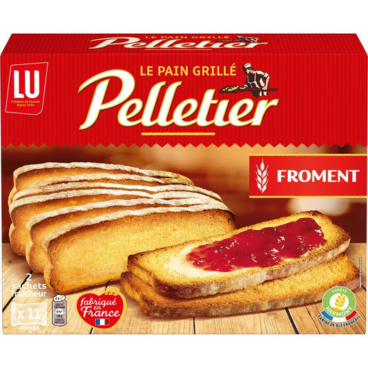 Pains Grillés à la Farine de Froment Pelletier LU La boîte de 455 g