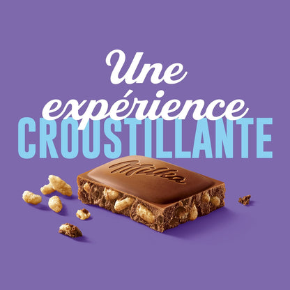 [ANTI-GASPILLAGE] Tablette de Chocolat au Lait et au Riz Croustillant MILKA - Date de durabilité minimale : 08/07/2025
