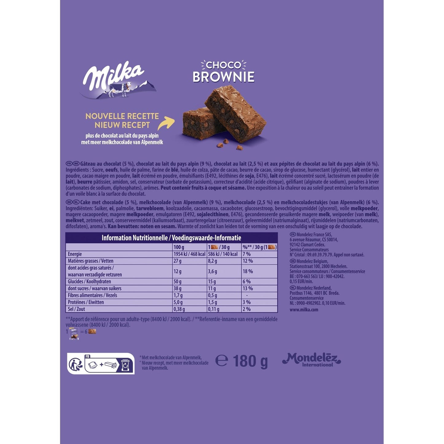 Chocolate Brownie Cakes Choco Brownie MILKA