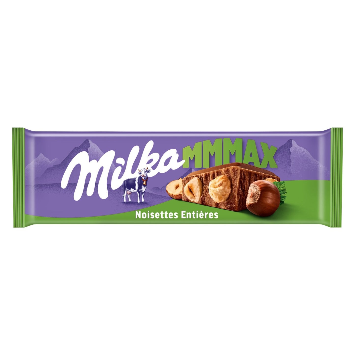 Tablette de Chocolat au Lait et aux Noisettes Entières Mmmax MILKA