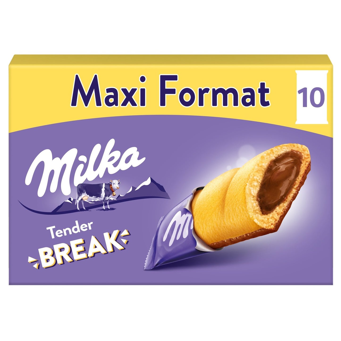 Milka Tender Break Milk Chocolate Filled Bar Cookies