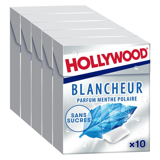 HOLLYWOOD Whitening Sugar-Free Polar Mint Chewing Gum
