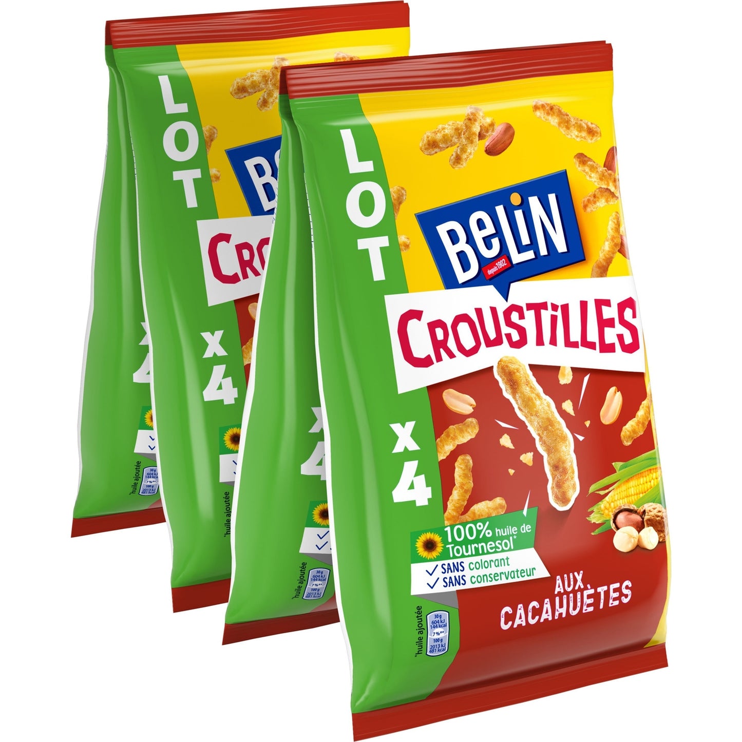 Biscuits Apéritifs aux Cacahuètes Croustilles BELIN