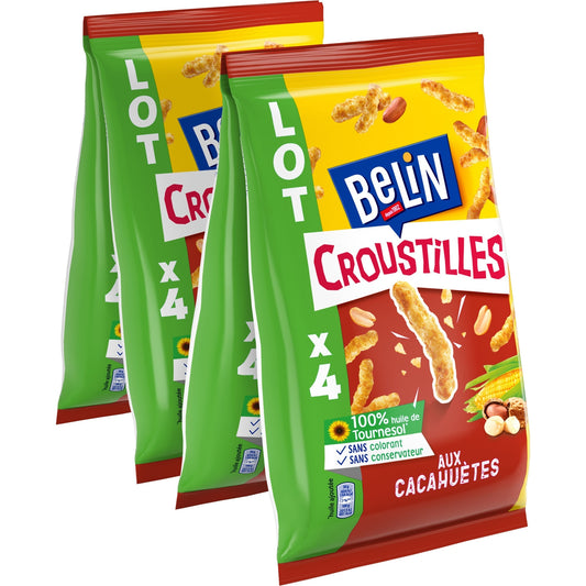 Biscuits Apéritifs aux Cacahuètes Croustilles BELIN