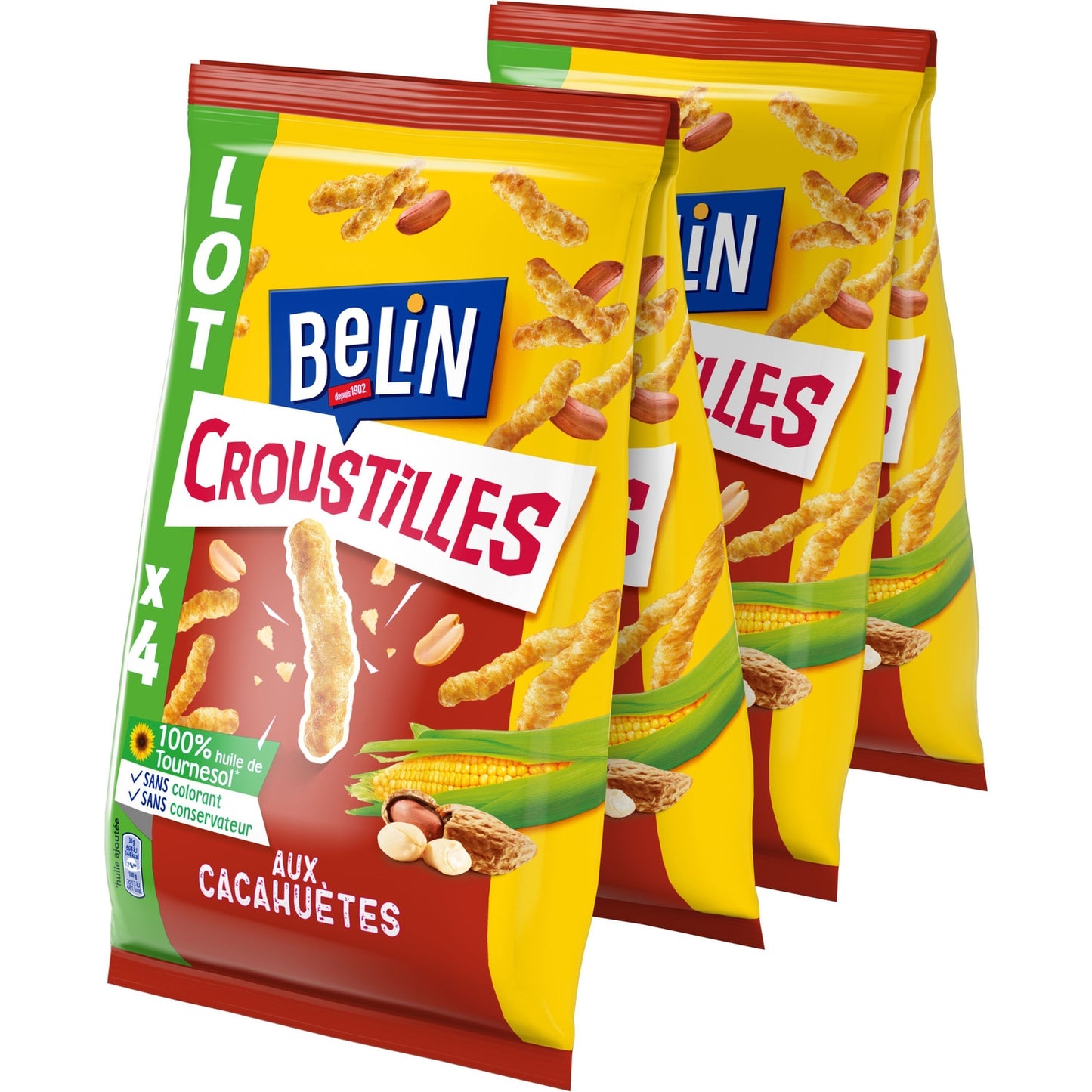 Biscuits Apéritifs aux Cacahuètes Croustilles BELIN