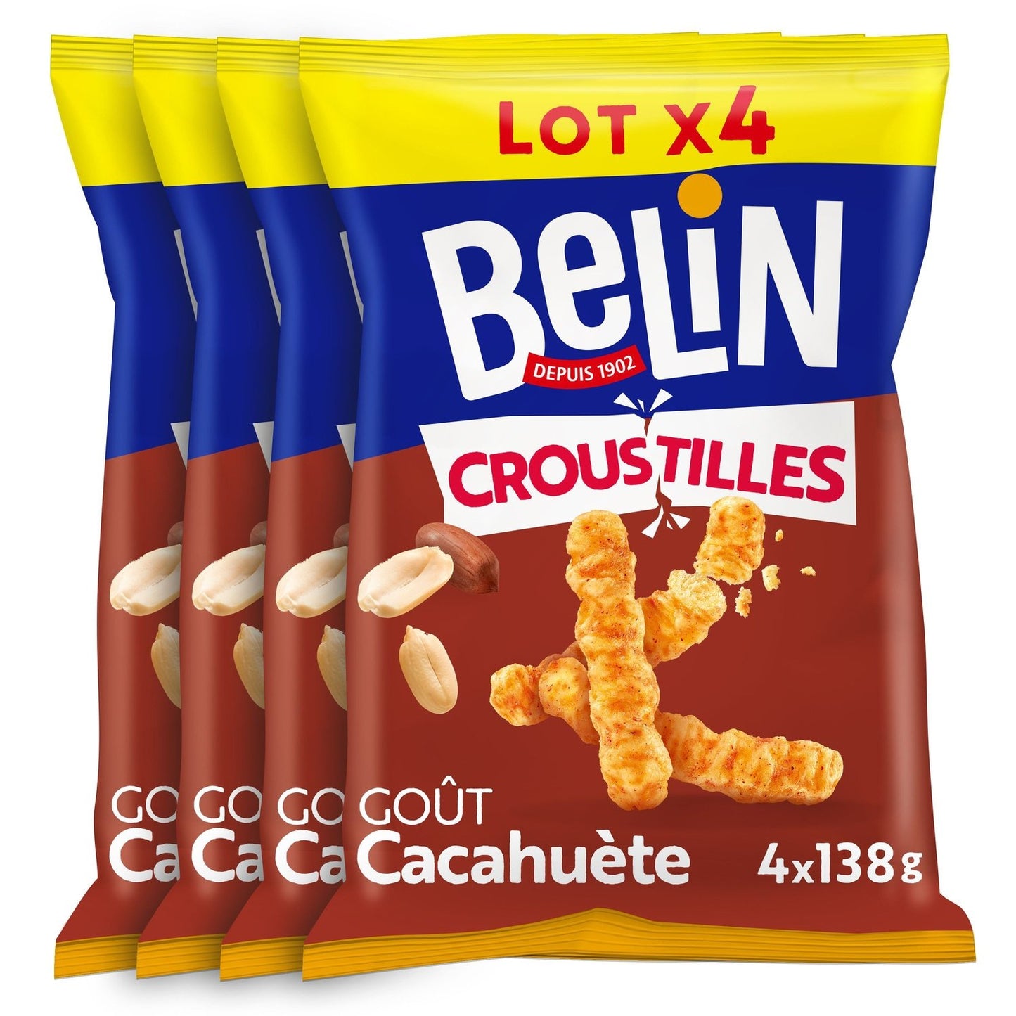 Biscuits Apéritifs aux Cacahuètes Croustilles BELIN