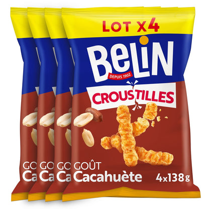 Biscuits Apéritifs aux Cacahuètes Croustilles BELIN